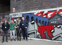 Liskbot street art in Digbeth BIrmingham